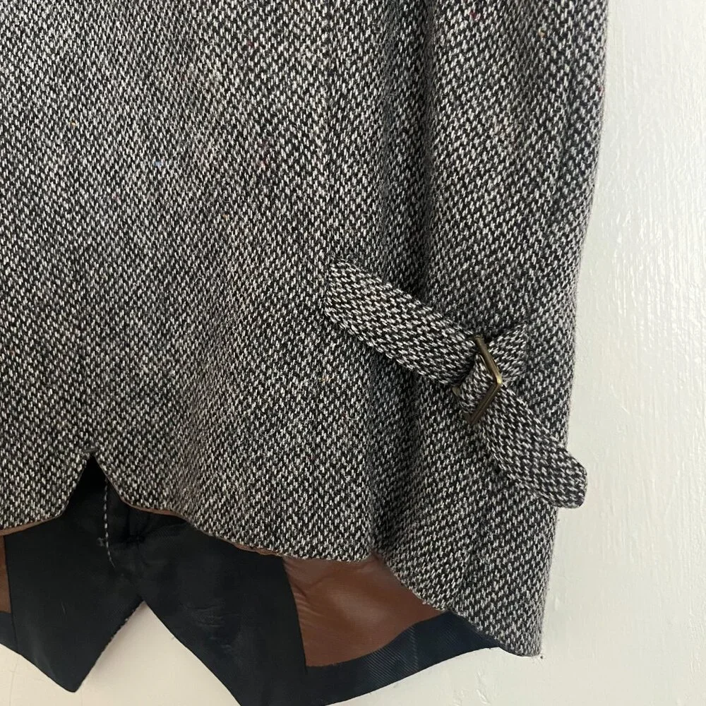 Scotch & Soda Gray Herringbone Wool Vest - Picture 6 of 7